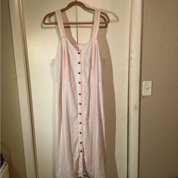 Pastel Stripe Sundress - Picture 1 of 9